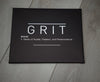 Grit Noun Definition Canvas Poster Banner Print